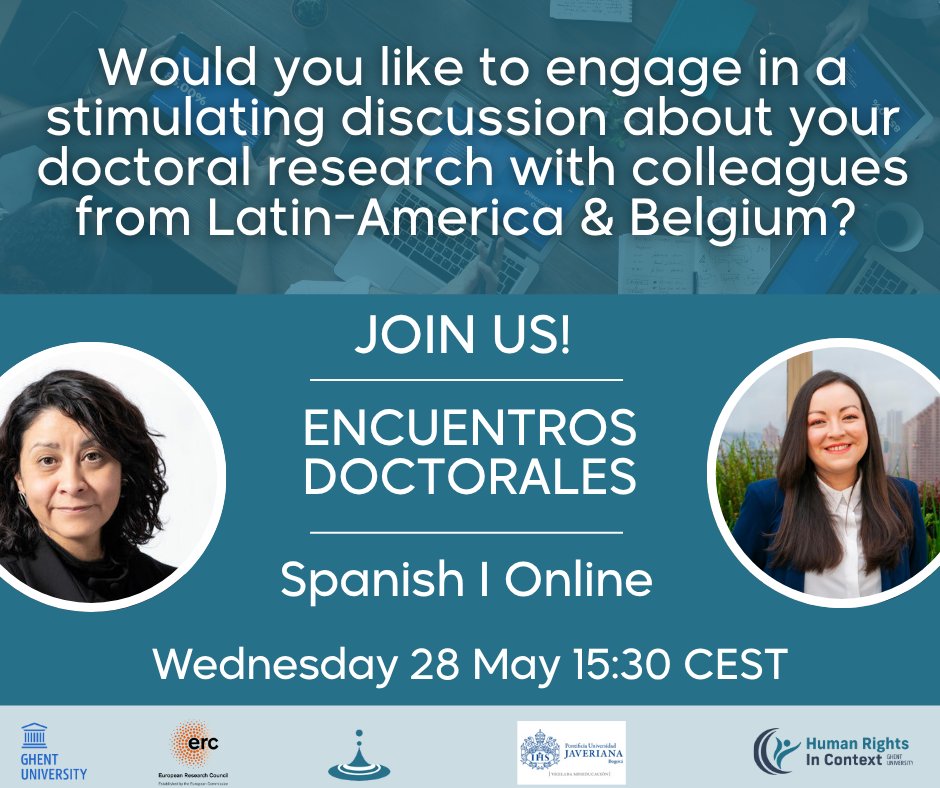 IMPACTUM The ERC project (@impactum_erc) on Twitter photo 🌎 We are excited to share the launch of ‘Doctoral Encounters’, a biannual academic exchange hosted by Profs Clara Burbano-Herrera & <a href="/TaniaLunaBlanco/">Tania Luna Blanco</a>!
It offers a virtual space for PhD researchers to present their work & engage in critical dialogue. 💡
More info below.👇 🌎 We are excited to share the launch of ‘Doctoral Encounters’, a biannual academic exchange hosted by Profs Clara Burbano-Herrera & <a href="/TaniaLunaBlanco/">Tania Luna Blanco</a>!
It offers a virtual space for PhD researchers to present their work & engage in critical dialogue. 💡
More info below.👇