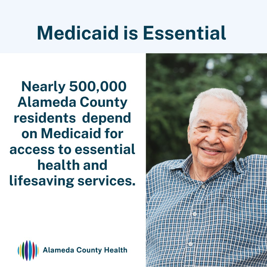 Medicaid is essential to the health and well-being of Alameda County residents who rely on it. Learn more at tinyurl.com/3deyfde7.