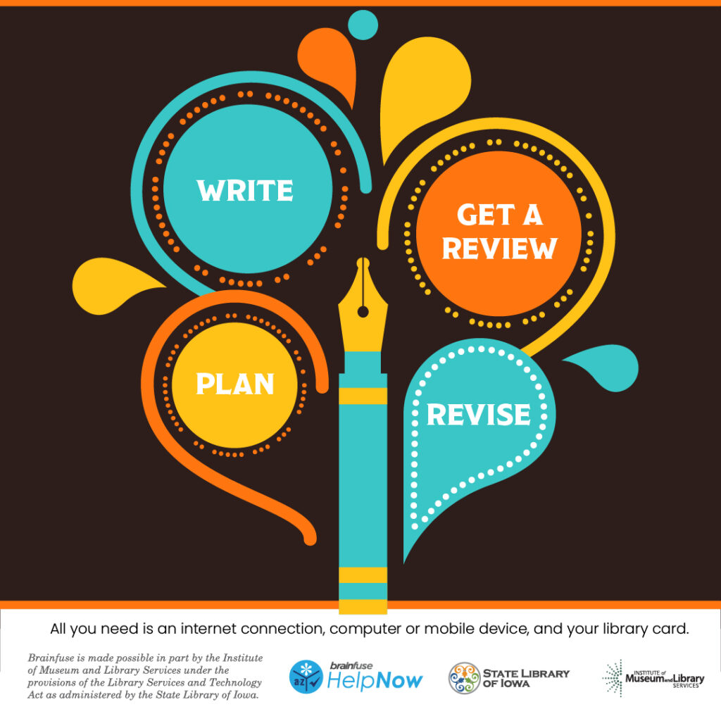 WaukonLibrary's tweet image. From applications to the SAT, school reports, &amp;amp; creative writing, get free feedback on any type of writing. Connect with a live tutor for immediate help or use the writing lab for feedback. #WritingLab #Brainfuse #CreativeWriting #HomeworkHelp #Tutoring zurl.co/flic