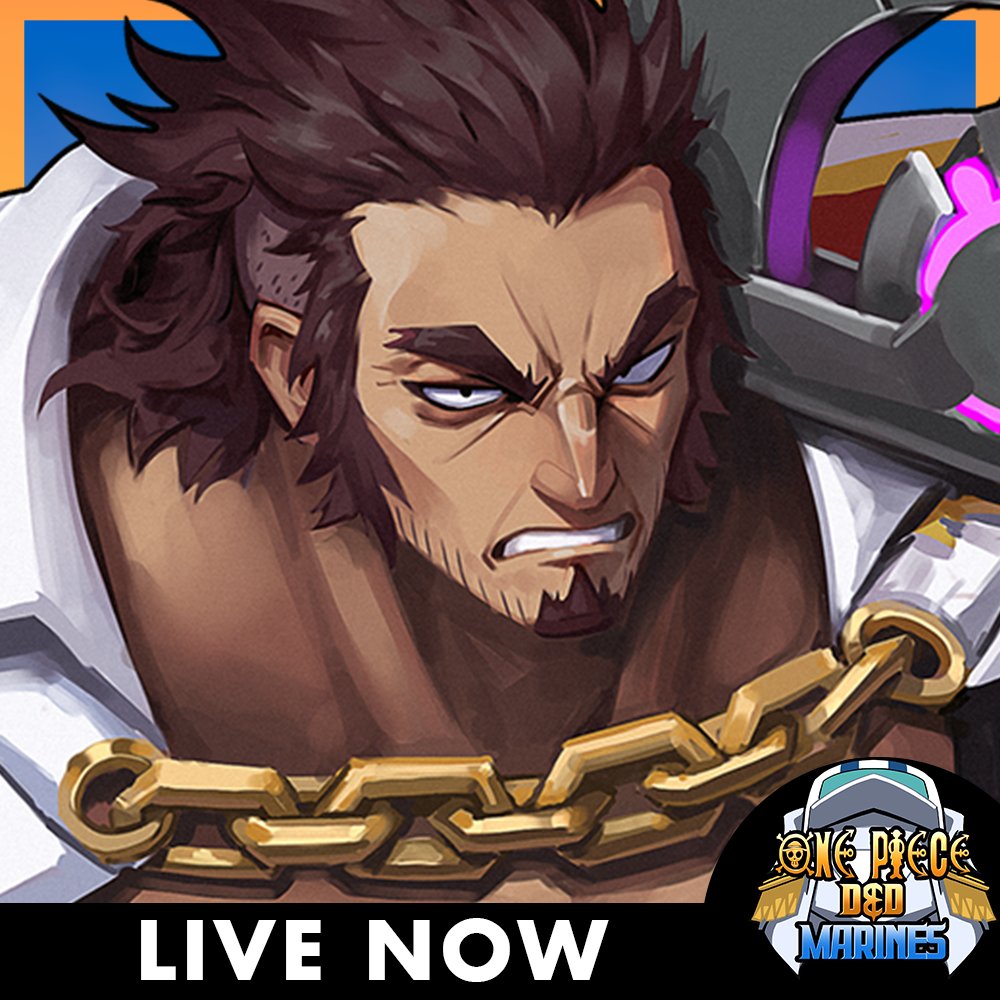 ONE PIECE D&amp;D MARINES IS LIVE NOW
LINK: twitch.tv/rustage_

w/ <a href="/Lost_Pause_/">Noble</a> <a href="/BriggsADA_/">Briggs</a> <a href="/Tekking101/">Matt Crawford</a> <a href="/2SpookyTube/">2Spooky🐮</a>
