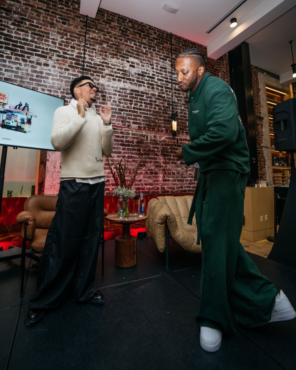 <a href="/lecrae/">Lecrae</a> and <a href="/MilesMinnick/">Miles Minnick</a> recently hosted a listening event for their upcoming project. It’s safe to say the night was a success! 🔥

#GETWELLSOON OUT AT MIDNIGHT!