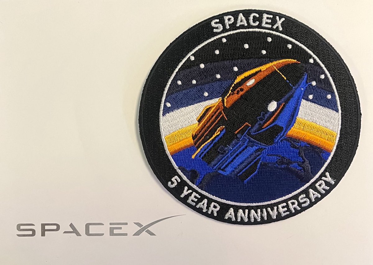 MoonManX22's tweet image. 5 years, countless launches, and one unforgettable ride. Honored to be part of building the future at SpaceX — and just getting started. #SpaceX #5years