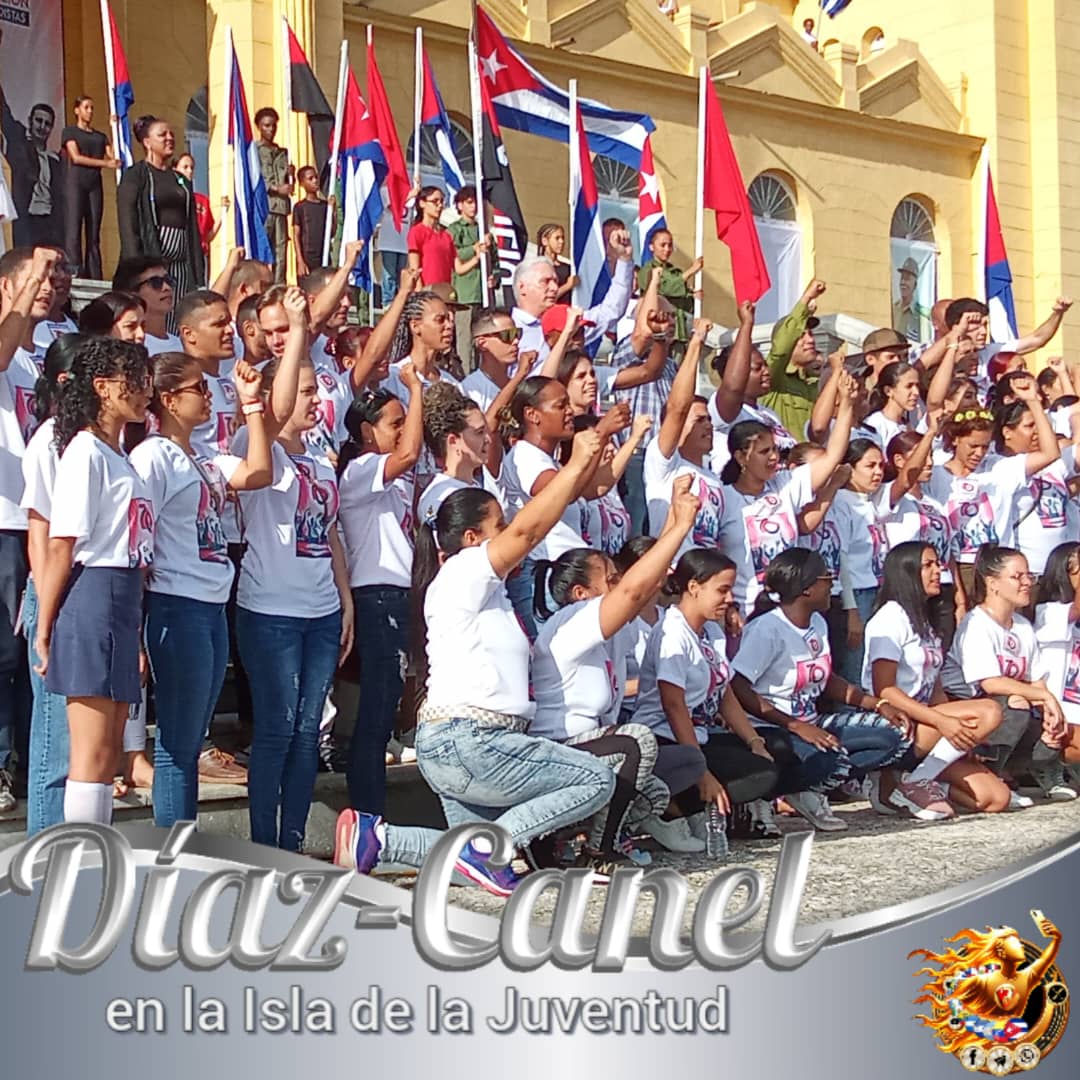 Mari Posa ❤️🤍💙 (@mari_posa_1607) on Twitter photo <a href="/IzquierdaPinera/">🇨🇺IzquierdaPinera❤️</a> <a href="/DiazCanelB/">Miguel Díaz-Canel Bermúdez</a> <a href="/IzquierdaUnid15/">Izquierda Latina 💪</a> <a href="/GalanoRey1/">Kinyula 🇨🇺🇨🇺🇨🇺</a> <a href="/DrRobertoMOjeda/">Dr. Roberto Morales Ojeda</a> <a href="/MMarreroCruz/">Manuel Marrero Cruz</a> <a href="/PartidoPCC/">Partido Comunista de Cuba</a> <a href="/rlicea_mojena/">Ernesto Licea Mojena Secretario del PCC IJ</a> <a href="/vice_ampp_ij/">Vicepresidenta AMPP IJ</a> <a href="/SentirPinero1/">Sentir Pinero</a> Hoy la #IslaDeLaJuventud se vistió de historia.
#70Aniversario
#IzquierdaPinera
#LatidoIzquierdo <a href="/IzquierdaPinera/">🇨🇺IzquierdaPinera❤️</a> <a href="/DiazCanelB/">Miguel Díaz-Canel Bermúdez</a> <a href="/IzquierdaUnid15/">Izquierda Latina 💪</a> <a href="/GalanoRey1/">Kinyula 🇨🇺🇨🇺🇨🇺</a> <a href="/DrRobertoMOjeda/">Dr. Roberto Morales Ojeda</a> <a href="/MMarreroCruz/">Manuel Marrero Cruz</a> <a href="/PartidoPCC/">Partido Comunista de Cuba</a> <a href="/rlicea_mojena/">Ernesto Licea Mojena Secretario del PCC IJ</a> <a href="/vice_ampp_ij/">Vicepresidenta AMPP IJ</a> <a href="/SentirPinero1/">Sentir Pinero</a> Hoy la #IslaDeLaJuventud se vistió de historia.
#70Aniversario
#IzquierdaPinera
#LatidoIzquierdo