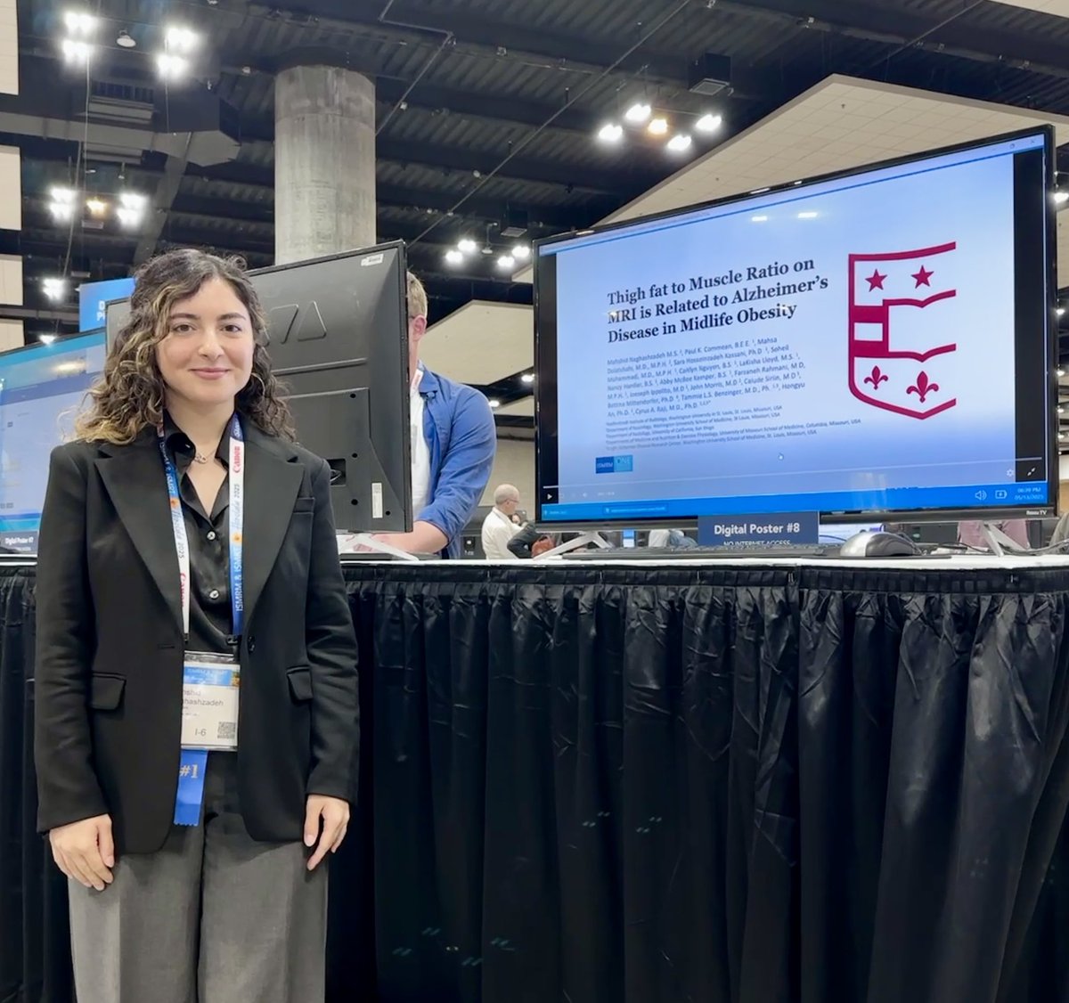 Grateful for the opportunity to present my work at <a href="/ISMRM/">ISMRM</a> 2025, connect with brilliant minds in the field, and be part of such an inspiring scientific community.

Huge thanks to my advisors <a href="/cyrusraji/">Cyrus A. Raji, MD, PhD</a> and <a href="/an_hongyu/">Hongyu An</a>, lab members, and <a href="/WashUMedMIR/">WashU Medicine Mallinckrodt Institute of Radiology</a> for their support!

#ISMRM2025