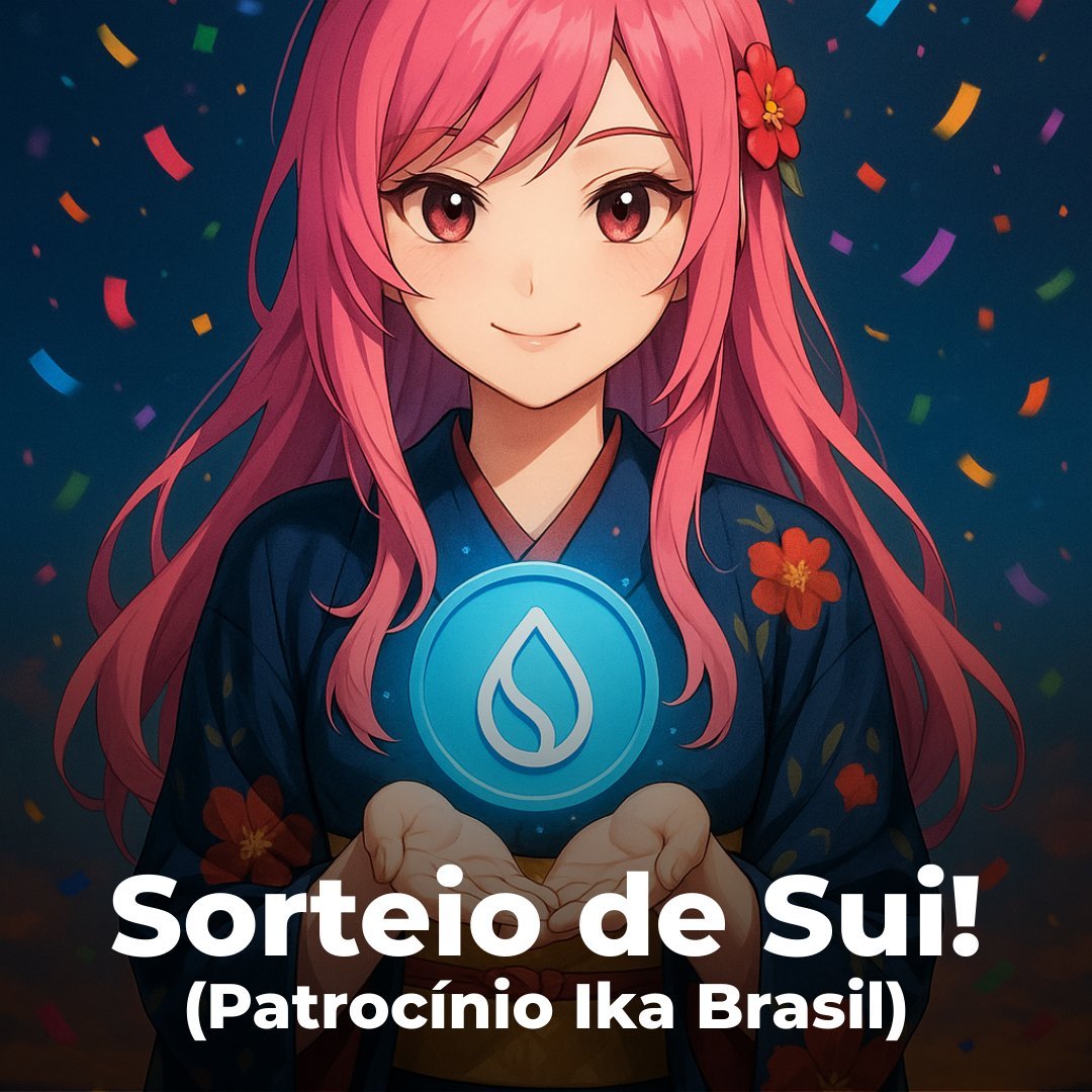 0xCokinha's tweet photo. Sorteio de 20 $SUI junto com a @Ika_Brasil! 🚨🚨

Como participar:
1⃣Siga os perfis @Ika_Brasil, @0x_Cokinha e @0x_Cokinha
2⃣Curte e Compartilha esse tweet.
3⃣Comenta marcando 3 amigos e deixando sua wallet da $SUI

Serão 2 ganhadores levando 10 $SUI cada. SOrteio ocorre no dia 29/05!
