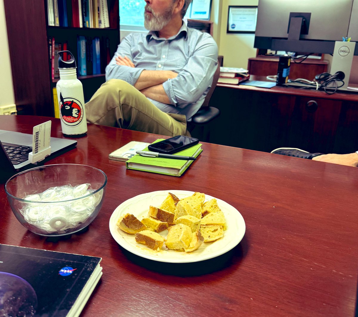Se comió chipa hoy en la NASA, receta de doña Lidia. Feliz día mamá