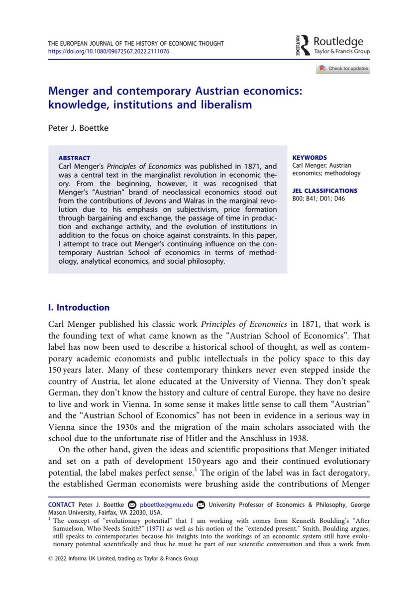 In this paper I attempt to clarify the relationship in Menger between exact or pure theory, empirical-realistic theory and economic history and contemporary policy analysis.