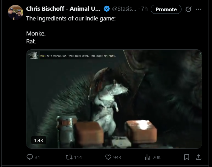 Chris Bischoff - Animal Use Protocol tweet media