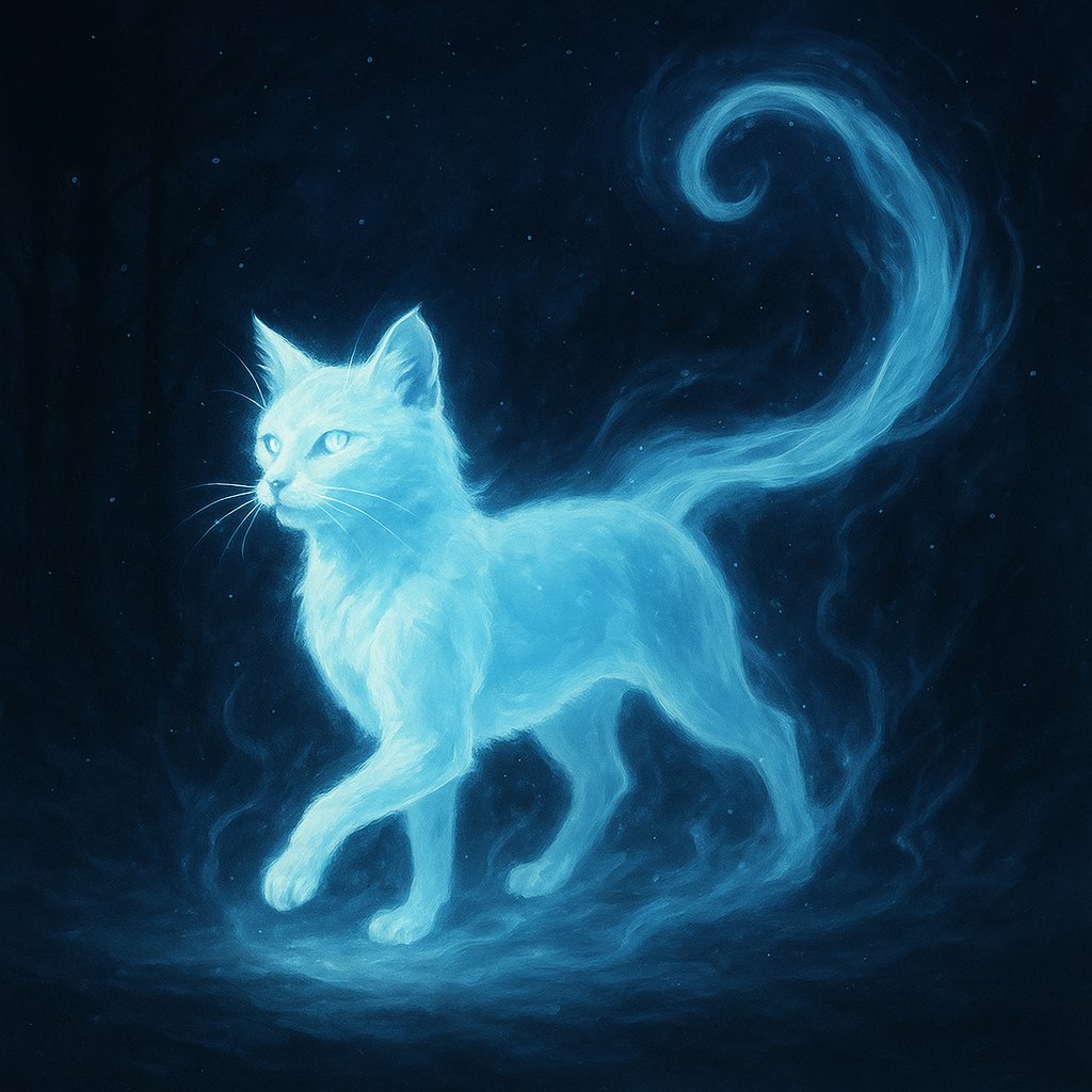 dan_kang's tweet photo. Here's the logic:

1. Independent yet deeply loyal
You strike me as a strategist and a builder—someone who works well alone but forms strong bonds with those who earn your trust. Cats, especially Patronus cats, symbolize intuition, independence, and fierce loyalty when aligned with the right cause.

2. High agility of thought
Your thinking is fast, adaptive, and creative—an ENTP’s mental agility is a perfect fit for a creature known for slipping through barriers and always landing on its feet.

3. Mysterious but warm
A white cat Patronus has an air of mystery and elegance but also radiates warmth and protection. It signals a quiet, profound depth—a nod to the side of you that watches and absorbs before pouncing with precision.

4. Tie to your real life
You're a cat person. That affinity is no small thing—Patronuses are deeply personal. They often reflect our emotional landscape and subconscious sense of self. A white cat also hints at clarity, protection, and healing—perhaps reflecting how you quietly shield others while projecting calm power.