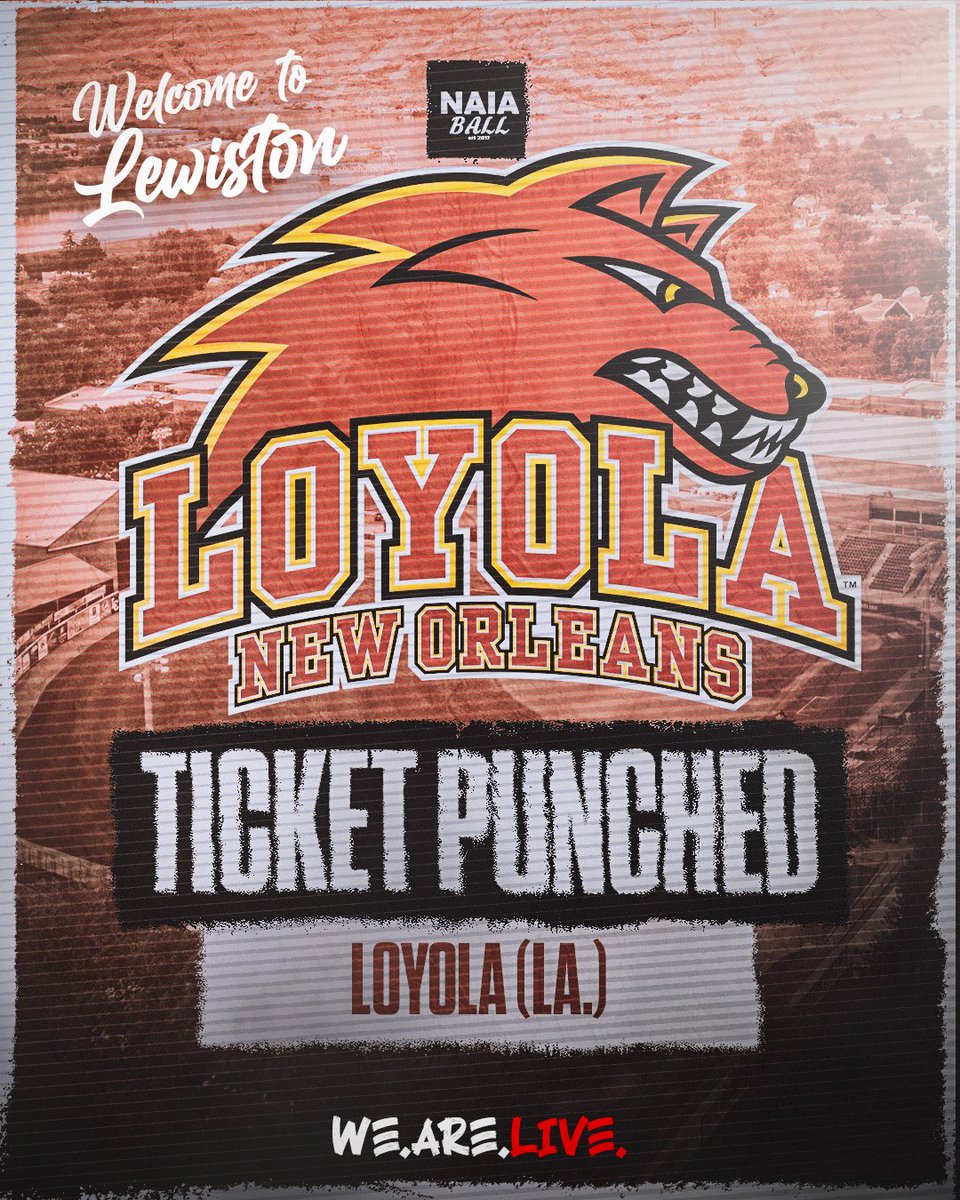 NAIA Ball (@naiaball) on Twitter photo 🚨 Congratulations to Loyola (LA.) (41-16) on punching their ticket to the NAIA World Series for the first time in Program History!
#NAIABall <a href="/LoyolaWolfPack/">Loyola Athletics</a> <a href="/SSACsports/">Southern States</a> 🚨 Congratulations to Loyola (LA.) (41-16) on punching their ticket to the NAIA World Series for the first time in Program History!
#NAIABall <a href="/LoyolaWolfPack/">Loyola Athletics</a> <a href="/SSACsports/">Southern States</a>
