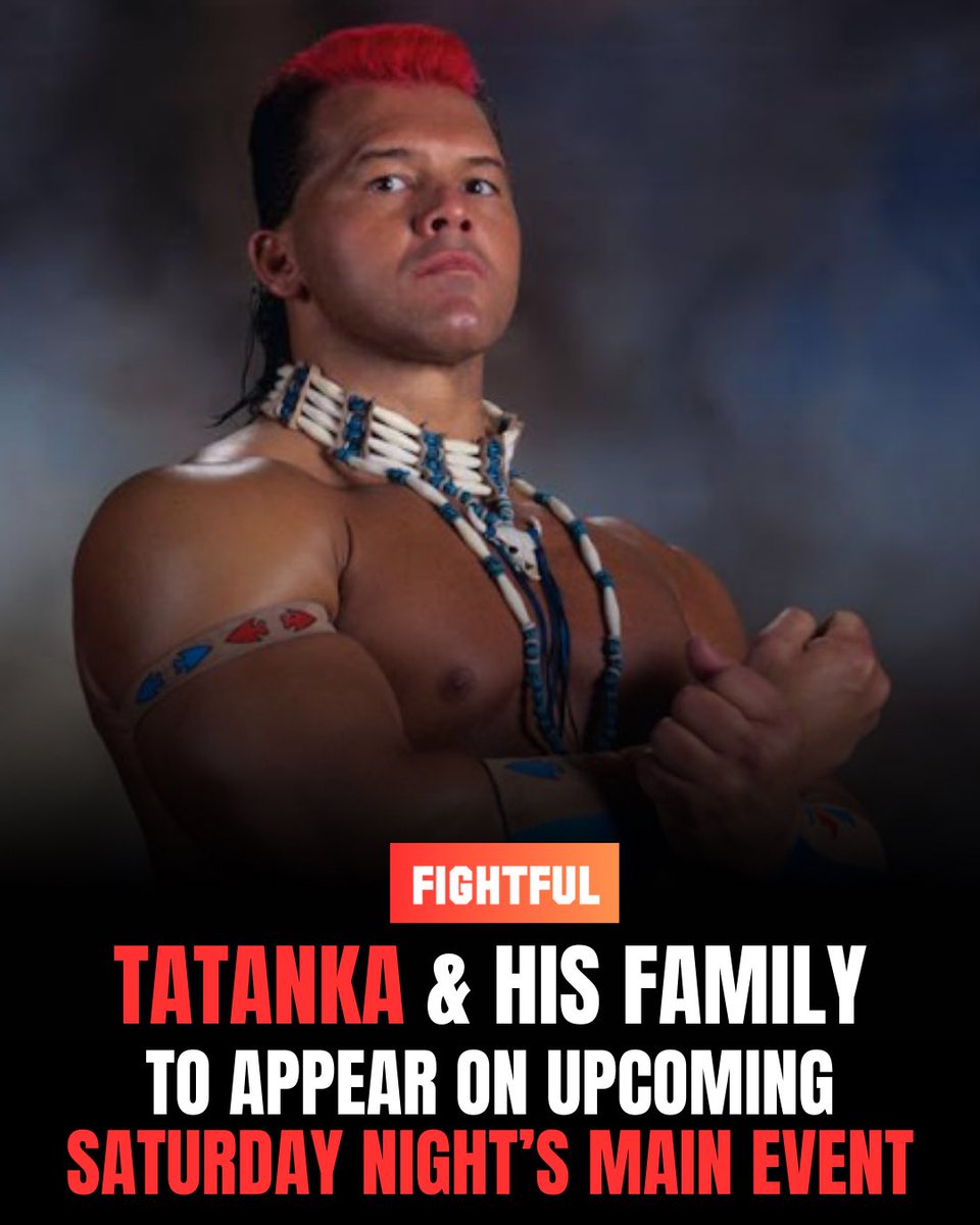 Tatanka announced on IG that he will be at WWE Saturday Night’s Main Event