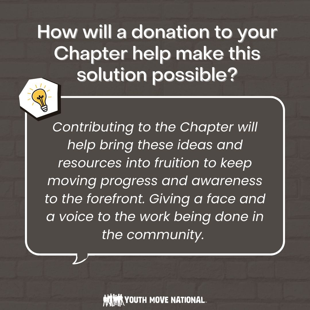 This Thursday, learn about M3 Youth MOVE! 🌟 

You can support M3 Youth MOVE directly today by visiting our donation page here (When donating, please write the Chapter name you would like to donate to in the comment box!) :  buff.ly/jJyQjPP