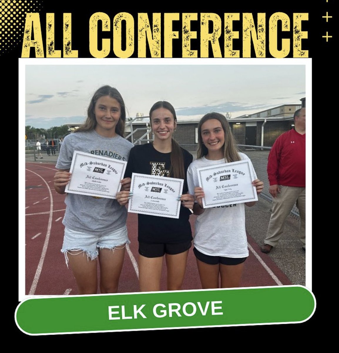 Idabelle Hoerbert, Caroline Hadler and Taylor Wirtz are All-Conference for us this year!