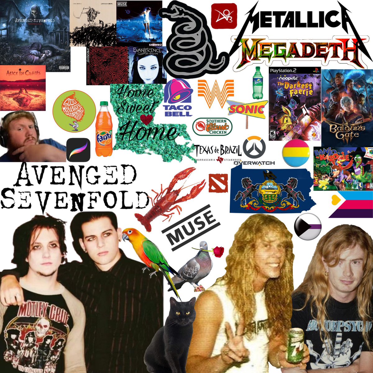 x_Solara_x's tweet image. π¦ π PINNED POST π π¦
Hi! Iβm Sol!
I post:
β’ Avenged Sevenfold
β’ Megadeth
β’ Metallica
β’ Fan art (sometimes)
***If you donβt like RPF, you probably shouldnβt follow.***
Send me stuff here!
Straw page: xsolarax.straw.page
Art: poipiku.com/11174913/