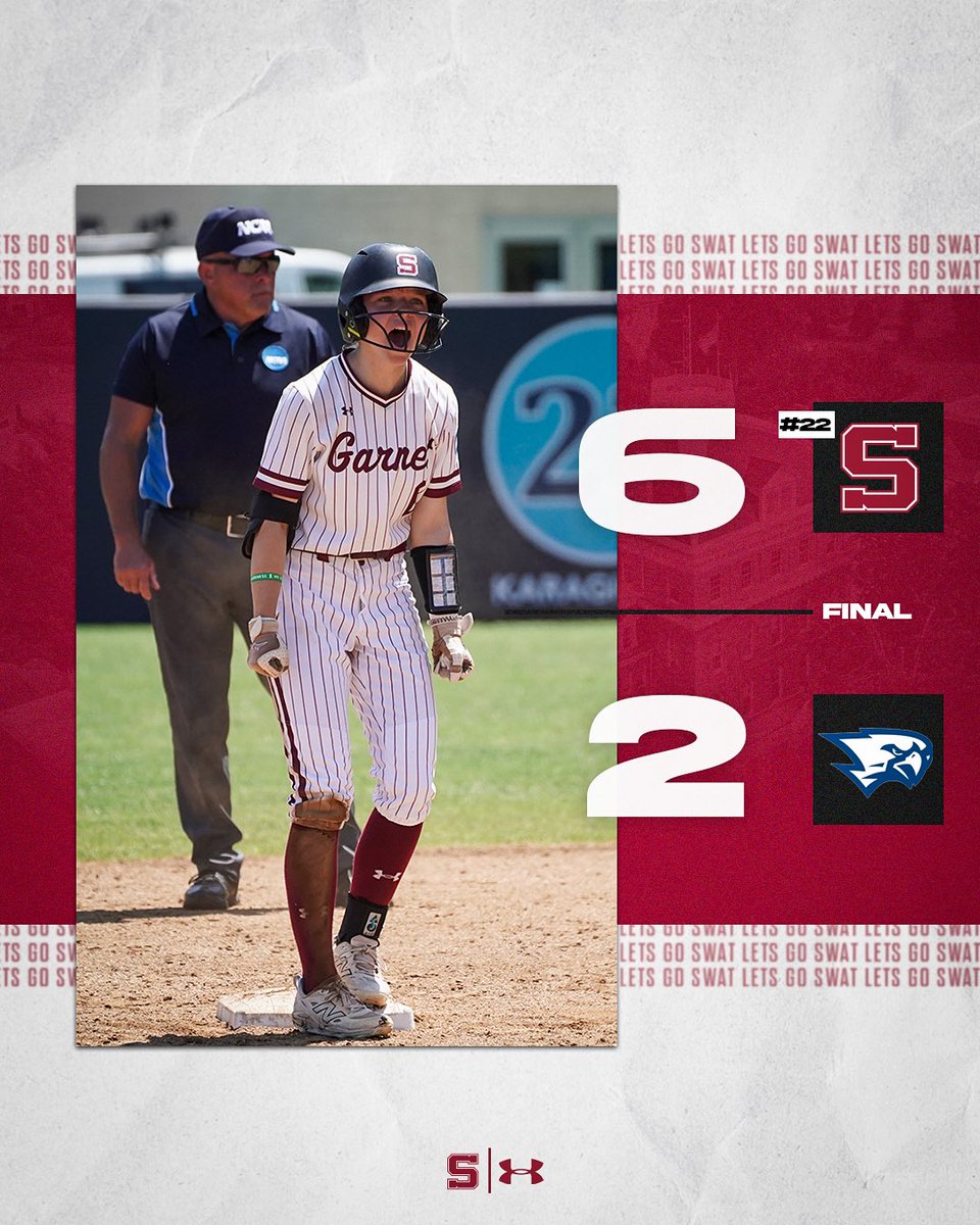 Game one goes to Swat ✅

Softball takes down Messiah in the opening round of the NCAA Tournament!