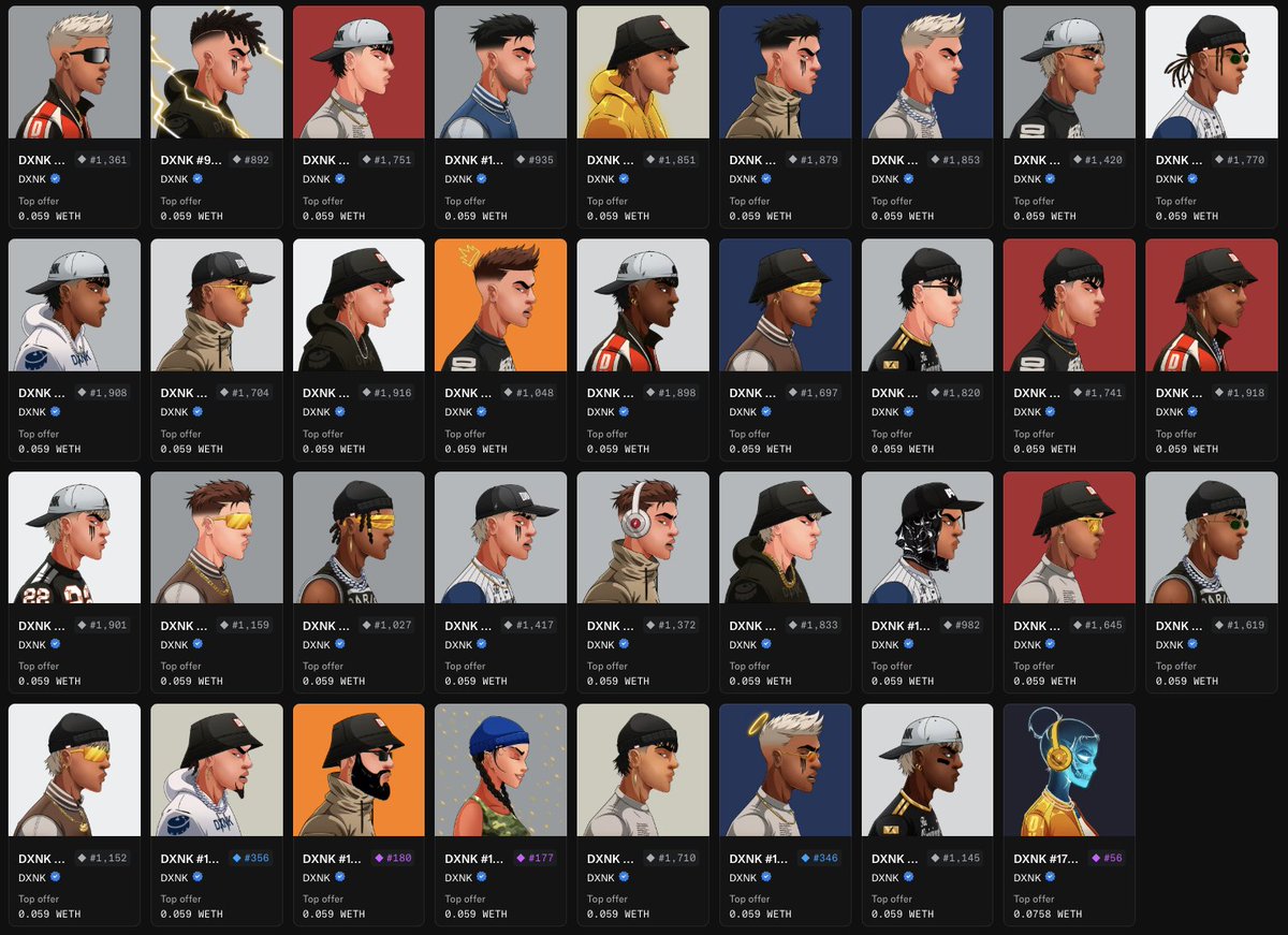 Up to 35 DXNKs bought with personal funds

I genuinely love the art and I honestly have a lot of fun buying, missed these 2021 nft vibes

Still bidding