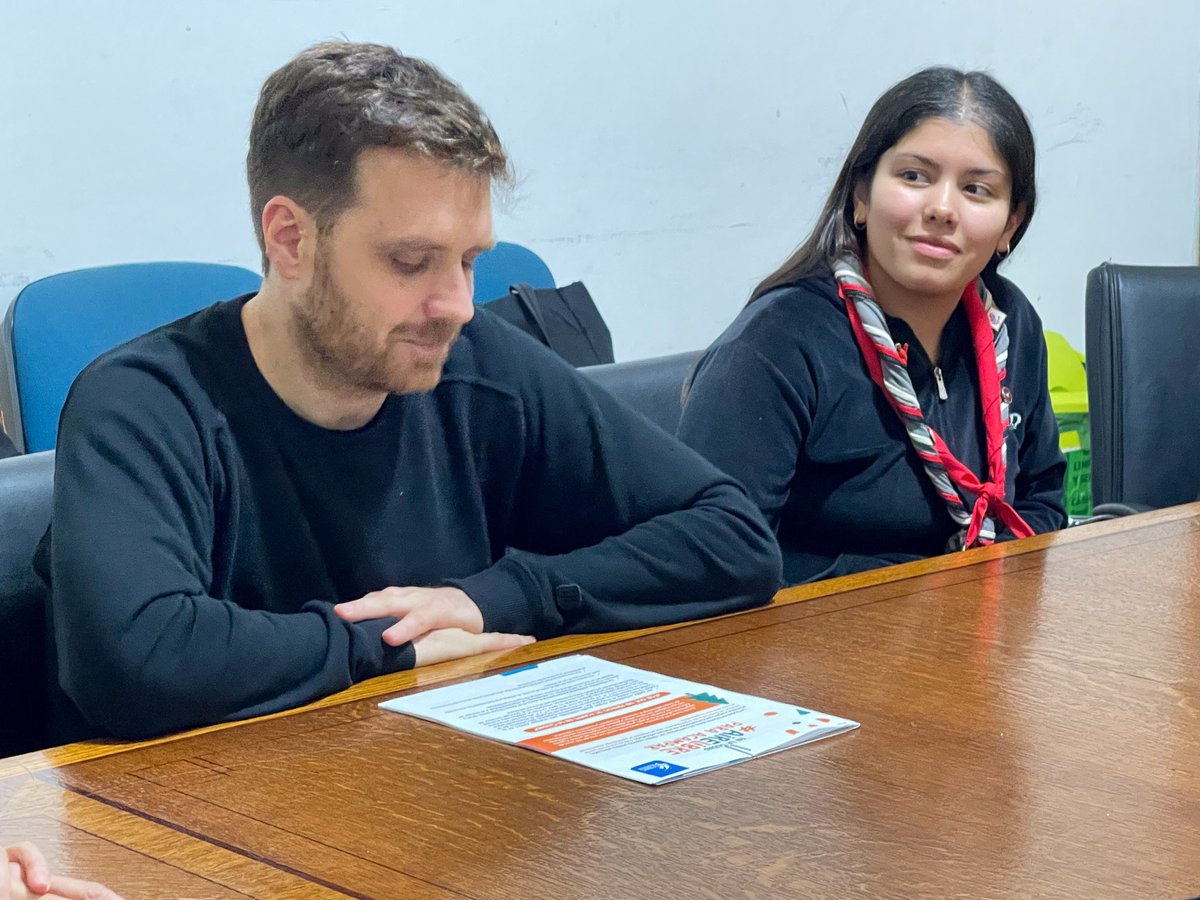 💬 La semana pasada recibimos a <a href="/emmaferrario/">Emma Ferrario</a> candidato a legislador por Volvamos Buenos Aires, para conversar sobre la propuesta #AireLibreParaAcampar y el impacto que puede generar para miles de jóvenes.

🙏 Gracias Emma por acercarte y por tu disposición para escucharnos.