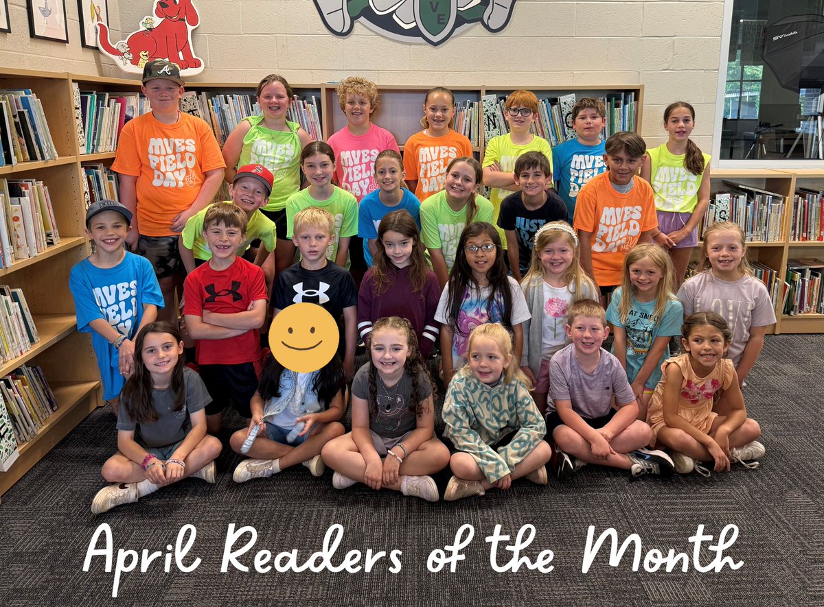 Mt. Vernon Exploratory School (@mvesgainesville) on Twitter photo Congrats to our April Readers of the Month! 💚📚🌟👏 <a href="/MVESCommons/">MVES Learning Commons</a> <a href="/Hall_Schools/">Hall County Schools</a> #TheTrojanWay Congrats to our April Readers of the Month! 💚📚🌟👏 <a href="/MVESCommons/">MVES Learning Commons</a> <a href="/Hall_Schools/">Hall County Schools</a> #TheTrojanWay