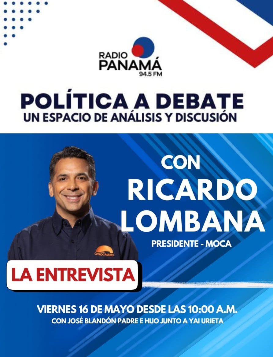 En marzo inicié un proyecto junto a mi padre <a href="/jblandonc/">Jose I Blandon C</a>: un programa de opinión diario en <a href="/radiopanama/">Radio Panamá</a> de 10 a 11am. No es un espacio partidista, sino de diálogo, debate y análisis de la Política. Buscamos dar elementos de juicio y fomentar el debate de altura. Mañana contaremos