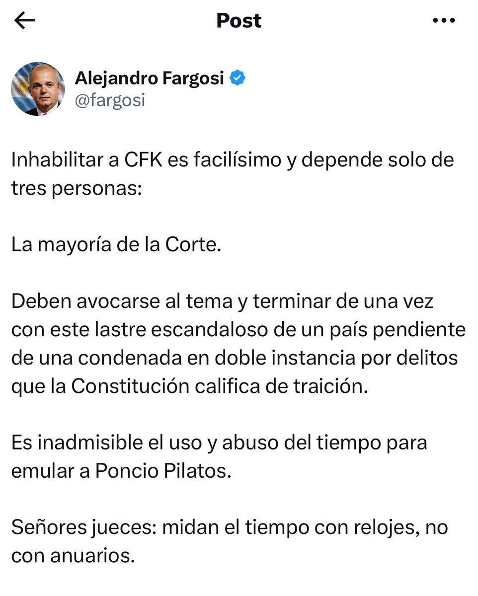 Lo repito desde hace meses: