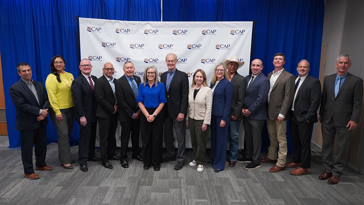 CAP General Manager Brenda Burman hosted Arizona Governor Katie Hobbs on a tour of CAP, followed by the Governor's stakeholder discussion about the importance of CAP and the Colorado River to Arizona.