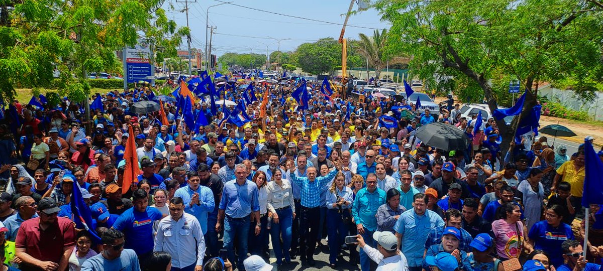 Este 16 de mayo la La calle 72 se desbordará de esperanza: Manuel Rosales y la oposición cierran campaña en Maracaibo

Nota de Prensa/ Clik aquí para leer la nota 📝 de Prensa : acortar.link/453KMd
@partidount
<a href="/somosuntzulia/">Un Nuevo Tiempo Zulia</a>