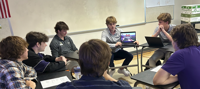 CraigNicoletti's tweet photo. @CBCHighSchool These student presenters worked with senior mentors to prepare their narratives. The mentorship our students provide to others is an essential part of the @CBCHighSchool Brotherhood https://t.co/08M6Yy00CZ
