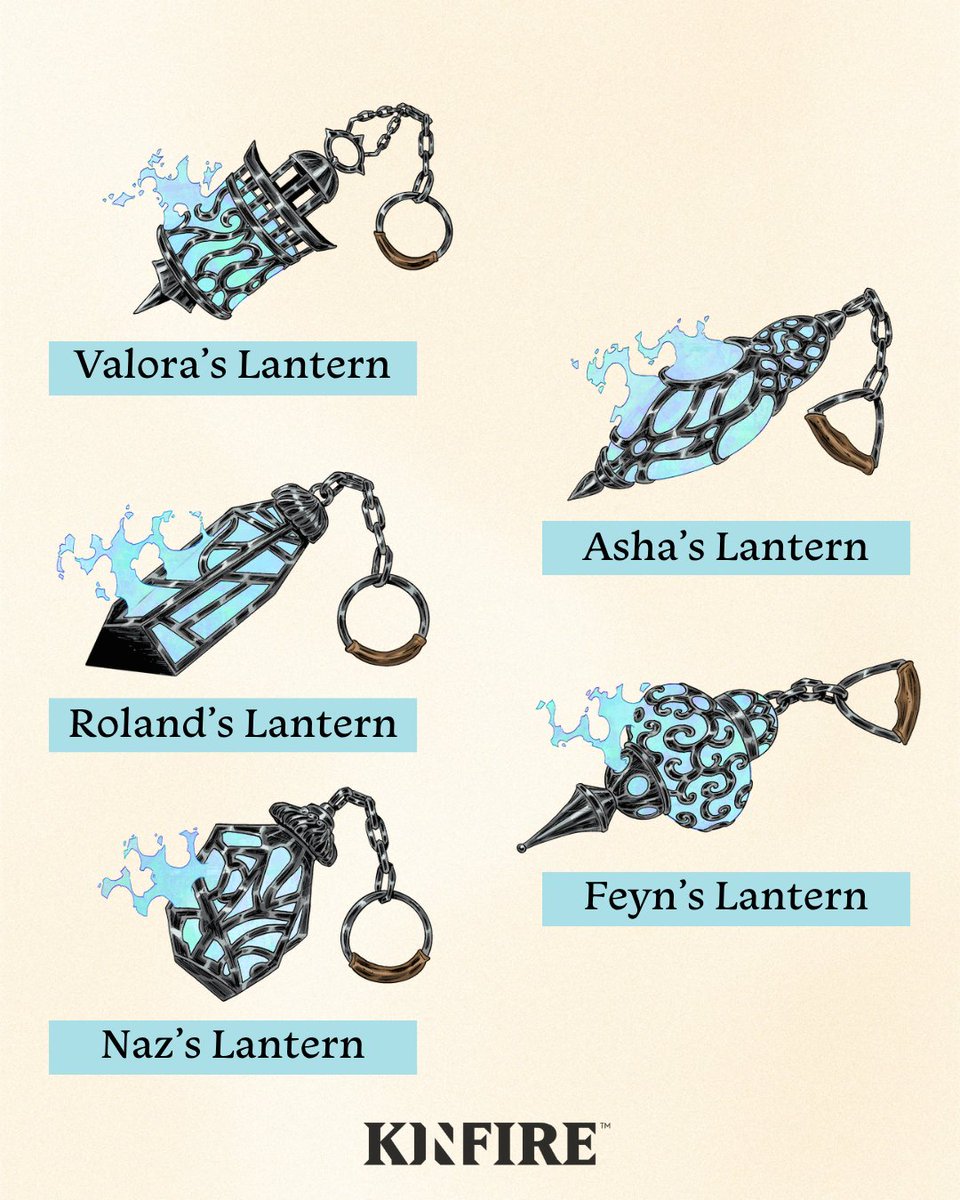 incredidream's tweet photo. Each Kinfire lantern tells a different story. Charged with emotion and powerful enough to face the Darkness. 🔥
Which Lantern is your favorite design?
#LoreThursday #Kinfire #Boardgame #Fantacy https://t.co/E0SAJk2GHf