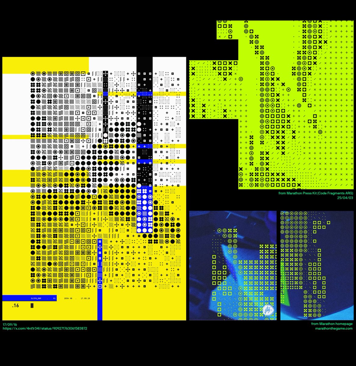 Billain's tweet image. 1/ Dear @MarathonTheGame graphic design lovers.
It is time for me to burn some bridges.
Because thanks to @4nt1r34l daily posters stolen and put as textures in the game and many other assets utilized, you have created AntirealTheGame.
@Bungie @josephacross