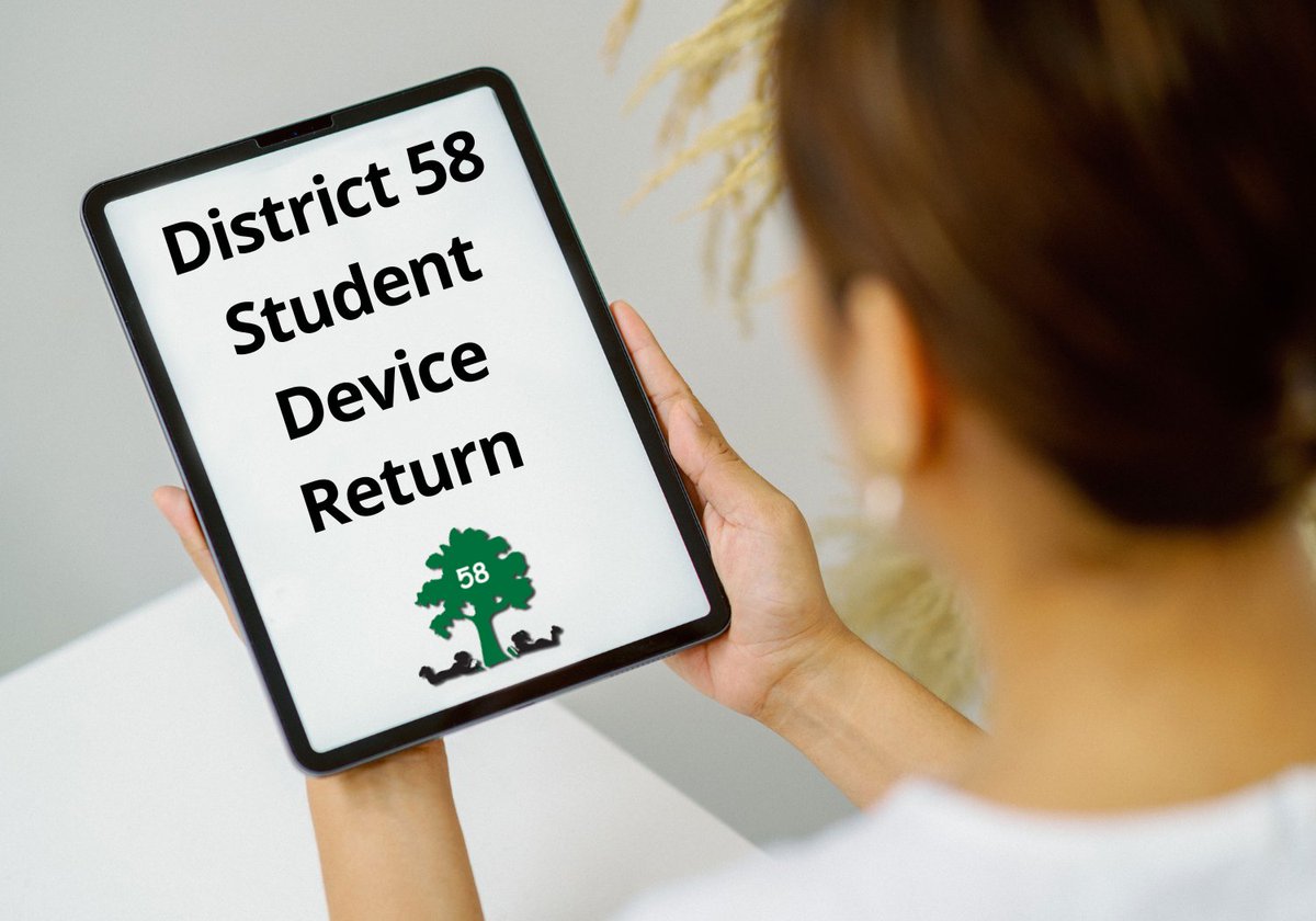 District 58 (@dgdistrict58) on Twitter photo It's almost time to return your <a href="/DGDistrict58/">District 58</a> student device! Learn how and when to return your student's device at dg58.org/news/1809980/tā¦. #dg58learns It's almost time to return your <a href="/DGDistrict58/">District 58</a> student device! Learn how and when to return your student's device at dg58.org/news/1809980/tā¦. #dg58learns