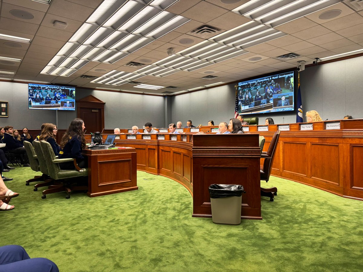 taraSmith_LCES's tweet image. Louisiana FFA and 4-H had their time to shine at the LA State Capitol today.  LA FFA is 27,000 students strong.  4-H programs include over 140,000 youth annually.  Our future is bright!!