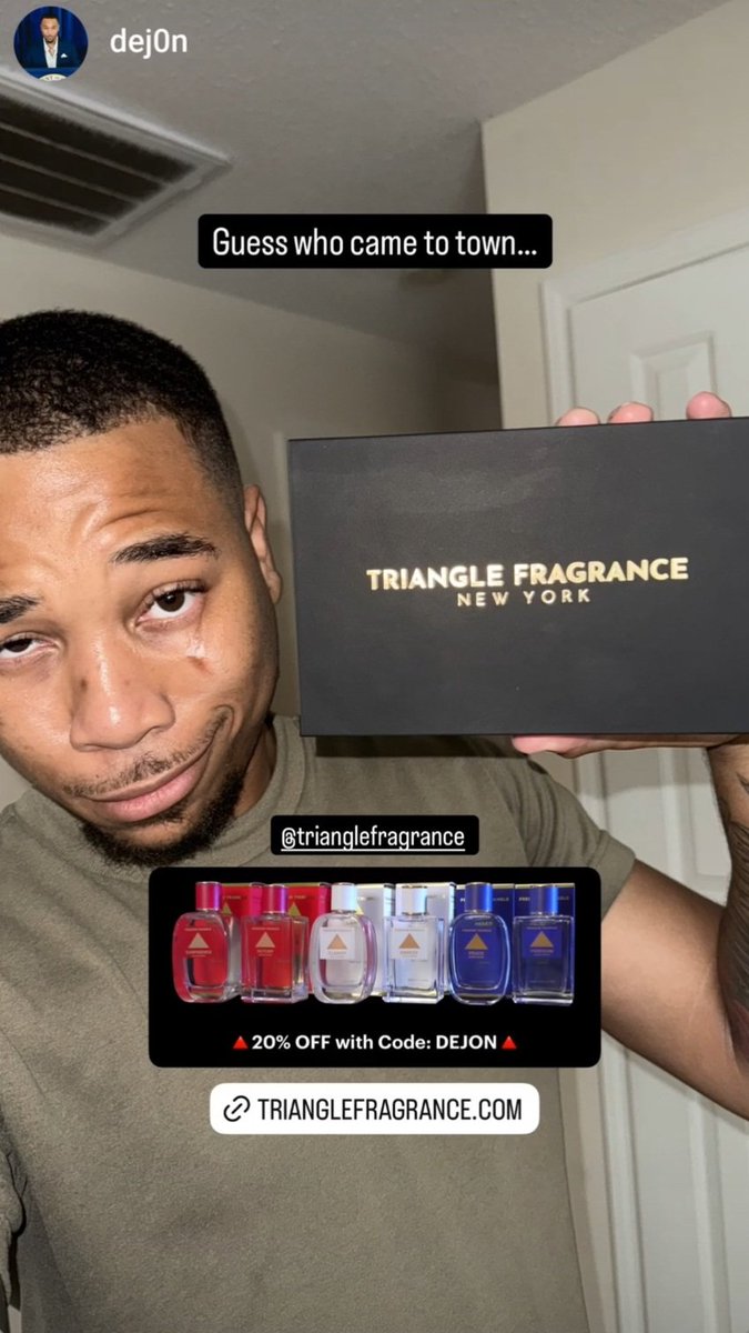 TriangleFragrnc's tweet image. trianglefragrance.com/discount/DEJON