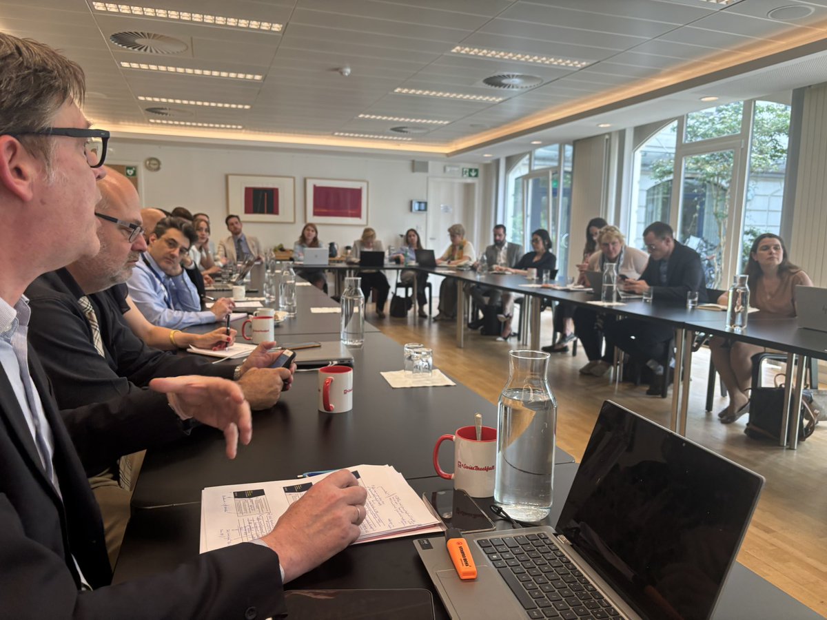 WHO at the EU (@whoateu) on Twitter photo Strategic coordination &partnership is crucial in challenging times. WHO@EU is grateful to <a href="/SwissmissionEU/">Swiss Mission to the EU</a> for hosting important gathering of health attaches to discuss upcoming WHA, WHO reforms &MFF. 🙏 HE Rita Adam & Counsel. Ariane🙏 to all participants for a rich exchange Strategic coordination &partnership is crucial in challenging times. WHO@EU is grateful to <a href="/SwissmissionEU/">Swiss Mission to the EU</a> for hosting important gathering of health attaches to discuss upcoming WHA, WHO reforms &MFF. 🙏 HE Rita Adam & Counsel. Ariane🙏 to all participants for a rich exchange