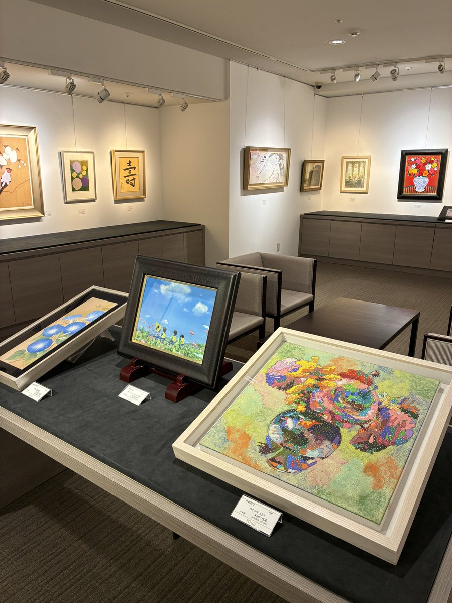 展示情報】 池袋東武百貨店にて『〜華・花・フラワー〜 彩り華やぐ絵画