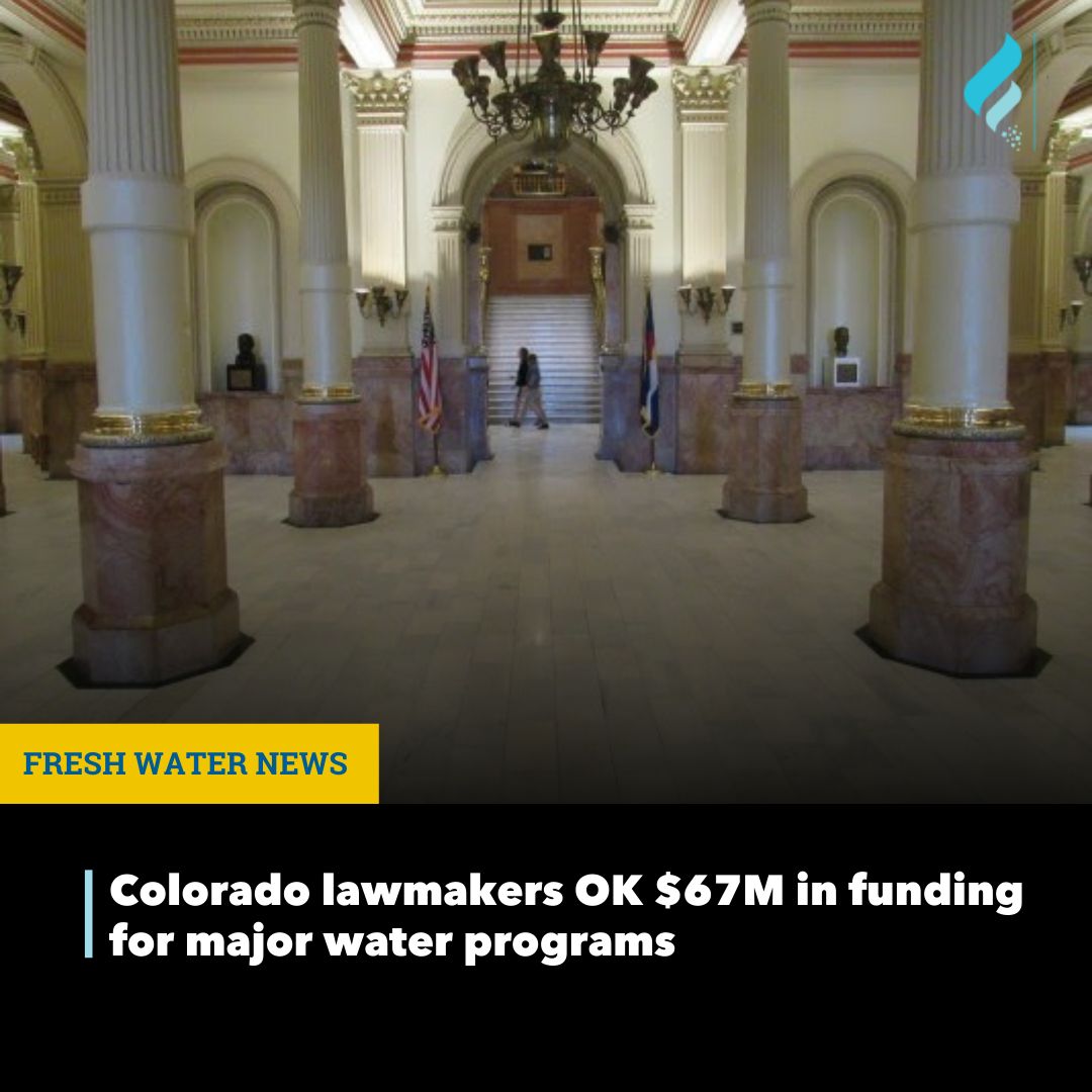 This week in Fresh Water News: It's a wrap for legislative work this year, with several bills making their way to the governor's desk. 

Read the full story here: watereducationcolorado.org/fresh-water-ne… 

#Waterspending #waterprograms #colorado #sportsbetting #coloradowater <a href="/ColoradoSun/">The Colorado Sun</a>