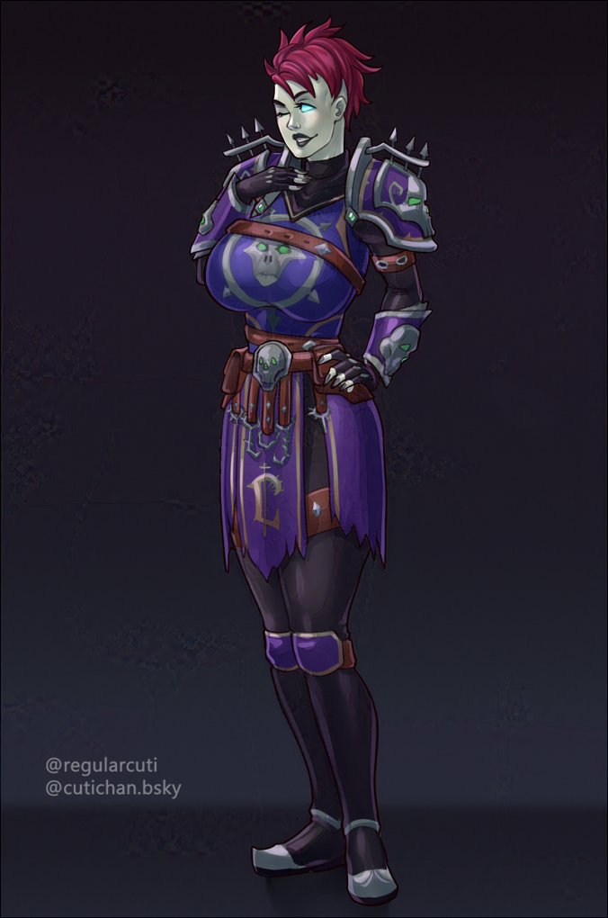 RegularCuti's tweet image. Undead lady.
#Warcraft #Commission