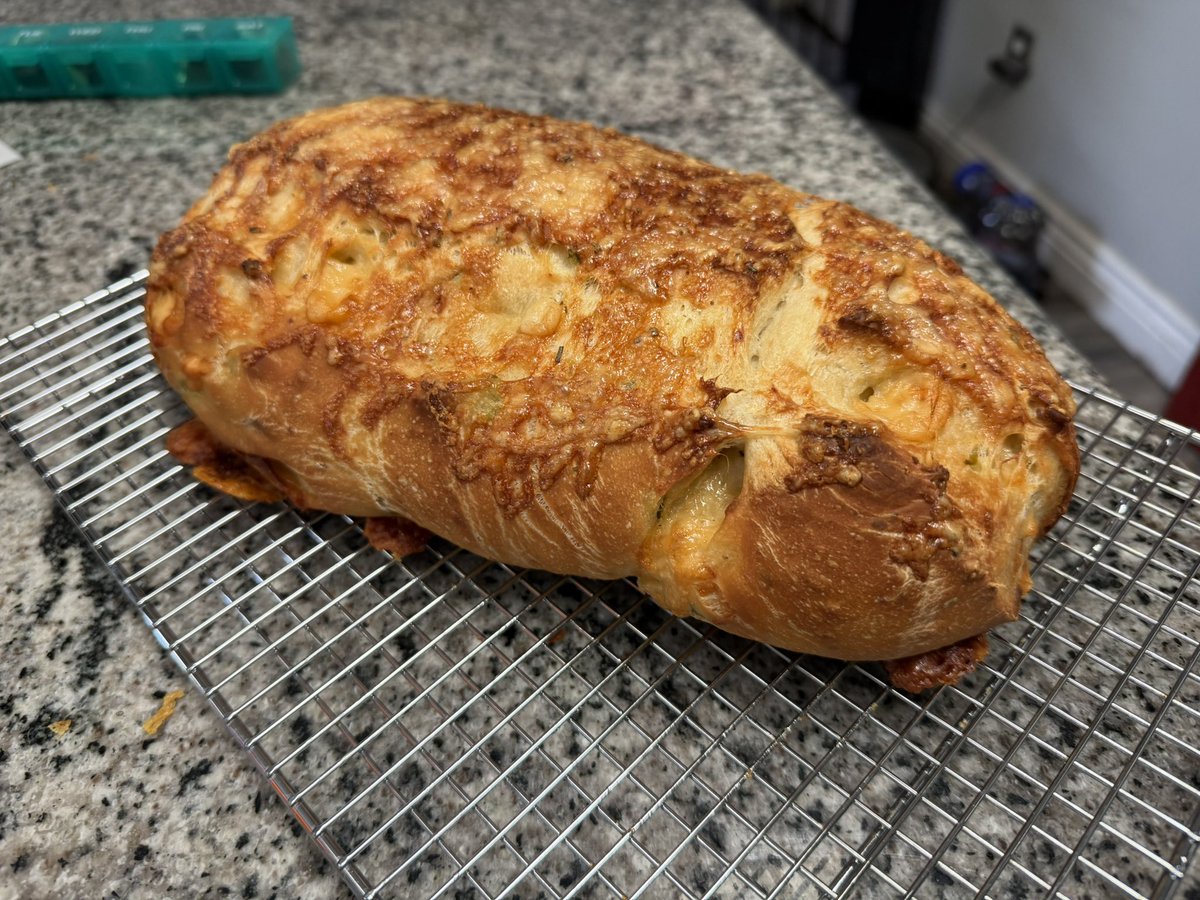 Jalapeño Asiago Cheese Bread 😈