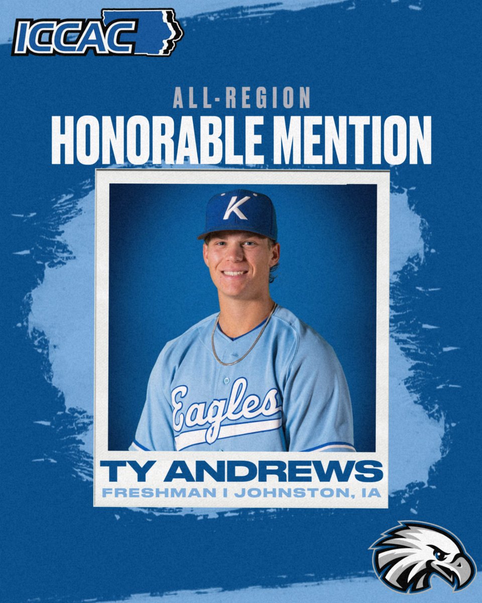 Kirkwood Eagles (@kirkwoodeagles) on Twitter photo BASEBALL
Congratulations to freshman, Ty Andrews, on earning ICCAC Honorable Mention All-Region honors!
#GoEagles🦅⚾️
<a href="/KCC_BSB/">Kirkwood Baseball</a> BASEBALL
Congratulations to freshman, Ty Andrews, on earning ICCAC Honorable Mention All-Region honors!
#GoEagles🦅⚾️
<a href="/KCC_BSB/">Kirkwood Baseball</a>