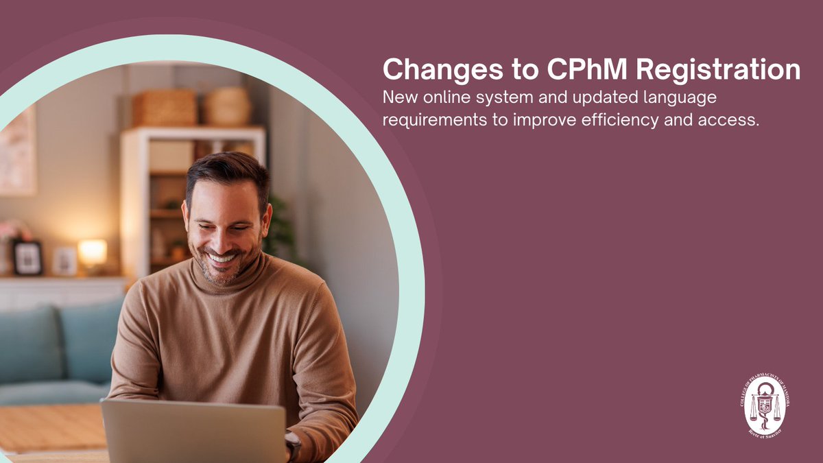 CPhM has updated its registration process with a new online application system and revised language requirements to improve efficiency and accessibility. Learn more: cphm.ca/friday-five/fr…
