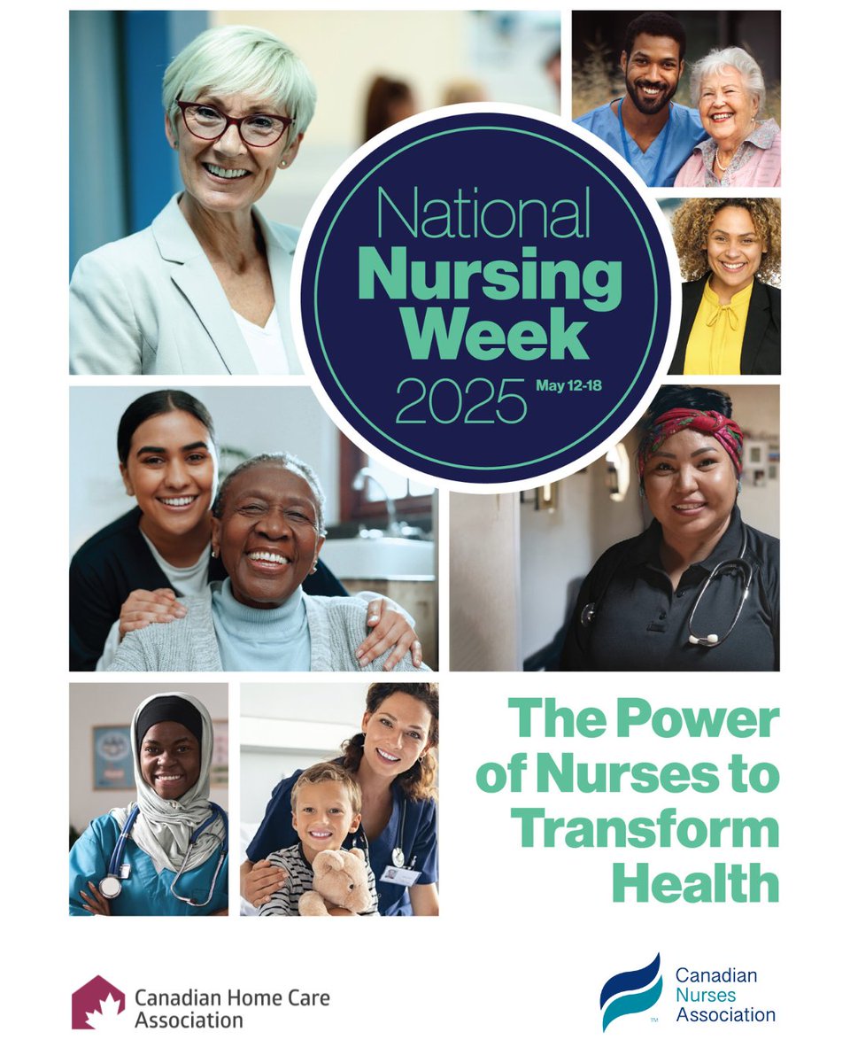 CdnHomeCare's tweet image. This #NationalNursingWeek, May 12–18, we join the @canadanurses in celebrating nurses who lead with compassion and deliver essential care in homes and communities across Canada.
Through our Project ECHO streams on home-based palliative care and integrated seniors care, we are…