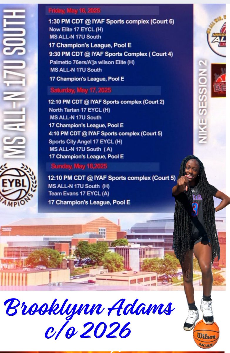 BrooklynnAdams03 (@brookadams03) on Twitter photo In Route to Des Moines, Iowa. Meet us There. We All Win When We All-N <a href="/MississippiALLN/">MississippiALLN</a> <a href="/MSPLAYSPORTS1/">MS PLAY SPORTS</a> <a href="/evgeeker/">Coach EV</a> <a href="/_GenesisCSD5/">Gabe Barber</a> <a href="/WomensHoops_USA/">Women’s Hoops Network</a> <a href="/TheHoopCentral/">Hoop Central</a> In Route to Des Moines, Iowa. Meet us There. We All Win When We All-N <a href="/MississippiALLN/">MississippiALLN</a> <a href="/MSPLAYSPORTS1/">MS PLAY SPORTS</a> <a href="/evgeeker/">Coach EV</a> <a href="/_GenesisCSD5/">Gabe Barber</a> <a href="/WomensHoops_USA/">Women’s Hoops Network</a> <a href="/TheHoopCentral/">Hoop Central</a>