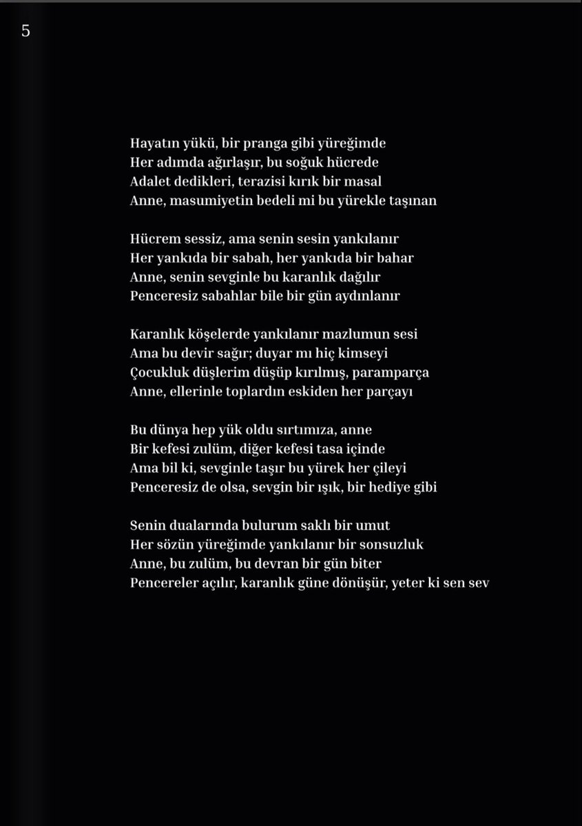 Cemre Dergisi Mayıs sayısında tüm annesiz kalan evlatlar ve evlatsız kalan anneler için bir şiir denemesi.

'Penceresiz Kaldım Anne' 

x.com/kalemindilia/s…