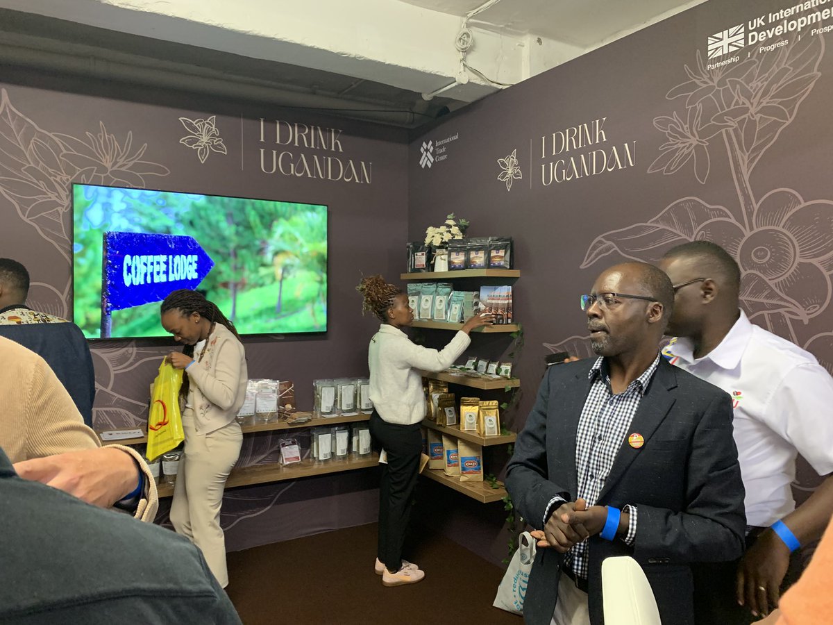 Cde. Robert Kabushenga (@rkabushenga) on Twitter photo #UGCoffeeinLondon
Day One in our booth at the <a href="/LdnCoffeeFest/">The London Coffee Festival</a> & we got importers & roasters that came by to talk about sourcing from Uganda. Our partners <a href="/UKinUganda/">UK in Uganda 🇬🇧 🇺🇬</a> & <a href="/ITCnews/">International Trade Centre (ITC)</a> got us to think about a new & novel way to trade coffee:CONSOLIDATION. They challenged us to look #UGCoffeeinLondon
Day One in our booth at the <a href="/LdnCoffeeFest/">The London Coffee Festival</a> & we got importers & roasters that came by to talk about sourcing from Uganda. Our partners <a href="/UKinUganda/">UK in Uganda 🇬🇧 🇺🇬</a> & <a href="/ITCnews/">International Trade Centre (ITC)</a> got us to think about a new & novel way to trade coffee:CONSOLIDATION. They challenged us to look