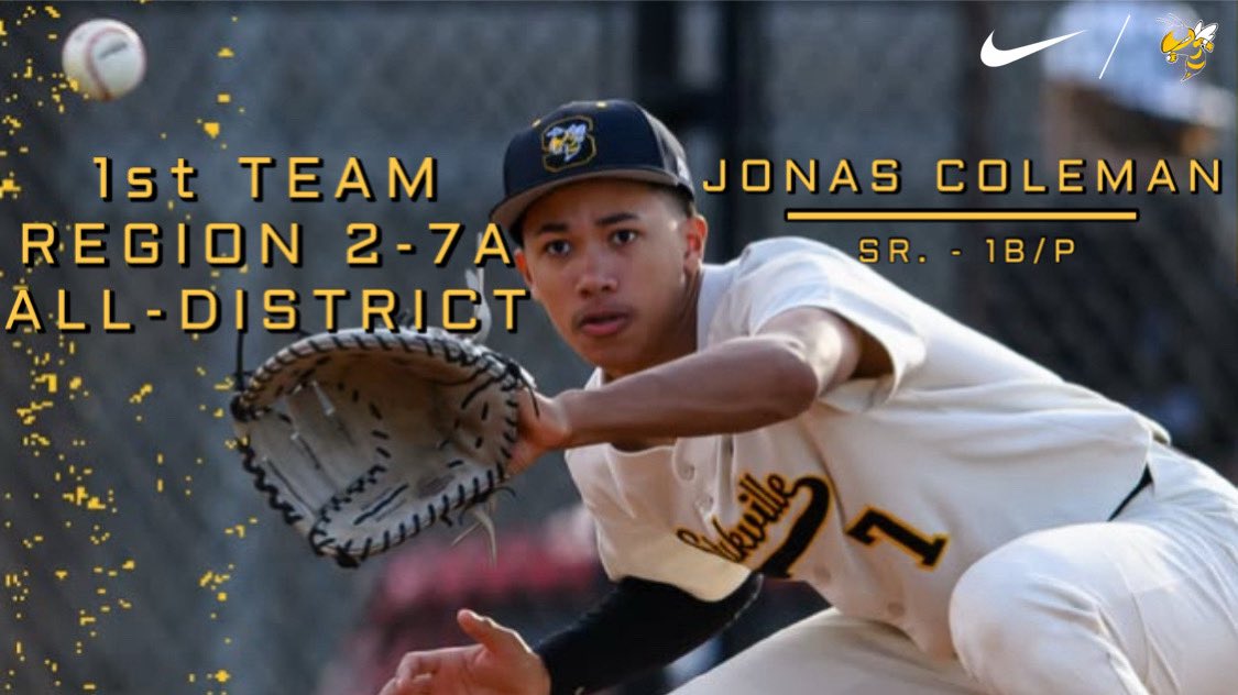 Starkville Baseball (@jacketbsbl) on Twitter photo Congratulations to <a href="/Jonascoleman10/">Jonas coleman</a> on being selected to 1st Team All-District for Region 2-7A!! #J.A.C.K.E.T.S Congratulations to <a href="/Jonascoleman10/">Jonas coleman</a> on being selected to 1st Team All-District for Region 2-7A!! #J.A.C.K.E.T.S