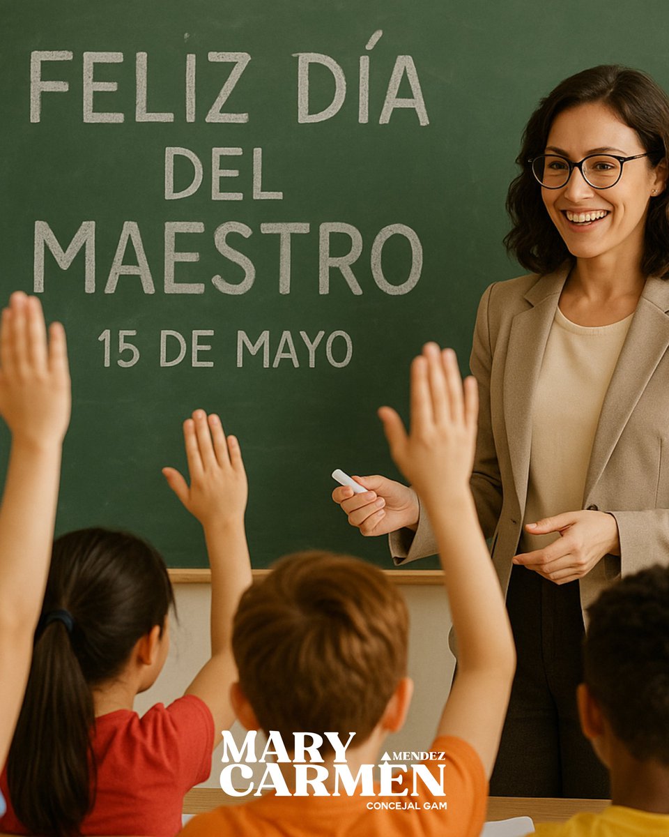 SomosMasPANCDMX's tweet photo. Gracias, maestras y maestros, por sembrar conocimiento, valores y esperanza en cada aula.
Hoy celebramos su entrega, su vocación y todo lo que han hecho por construir un mejor futuro.
¡Feliz Día del Maestro! 🍎💙

#TeamLM https://t.co/cHU3Gj9ooZ