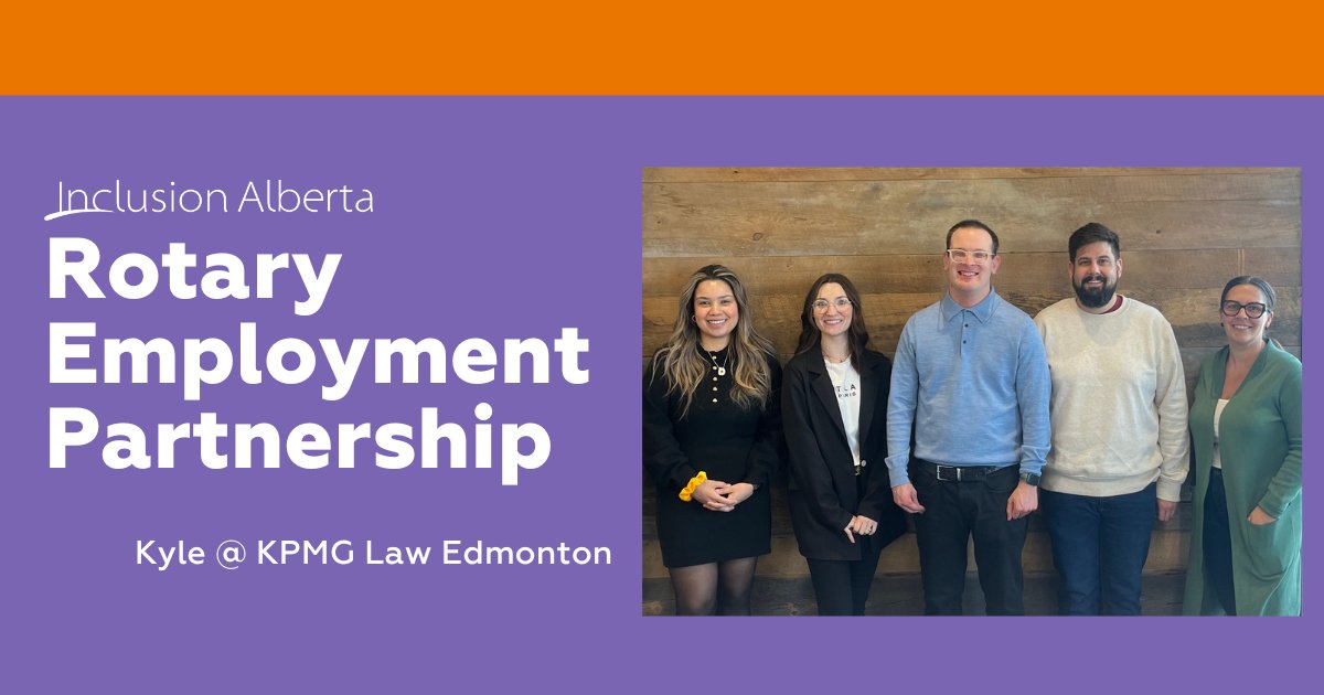 Inclusion Alberta (@inclusionab) on Twitter photo One of the latest employers to hire inclusively through the Rotary Employment Partnership is
<a href="/KPMG_Canada/">KPMG Canada</a>
in Edmonton! Learn all about it and how you can become an inclusive employer in our latest Connections blog: inclusionalberta.org/connections/ro… One of the latest employers to hire inclusively through the Rotary Employment Partnership is
<a href="/KPMG_Canada/">KPMG Canada</a>
in Edmonton! Learn all about it and how you can become an inclusive employer in our latest Connections blog: inclusionalberta.org/connections/ro…