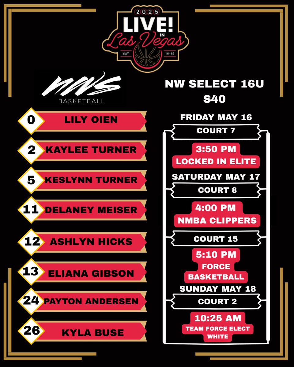 16U schedule
<a href="/NWSelect/">Northwest Select</a>