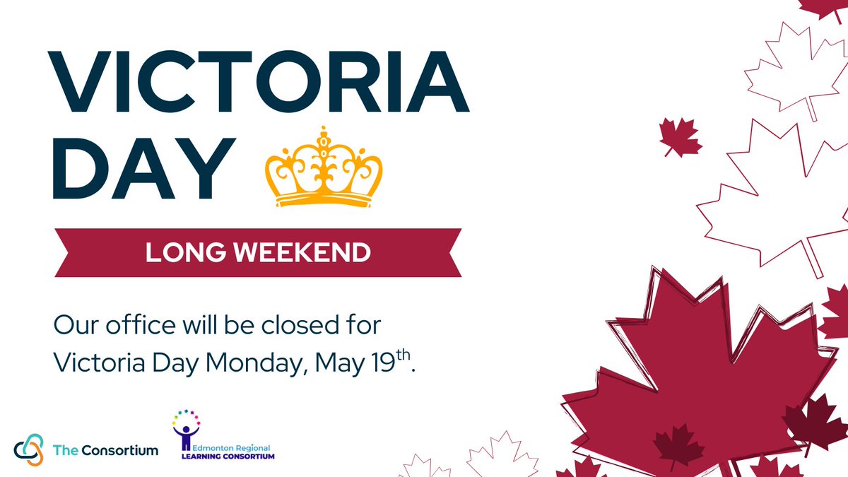 Our office will be closed on Monday, May 19 for Victoria Day. We hope you all have a fantastic long weekend!🍁