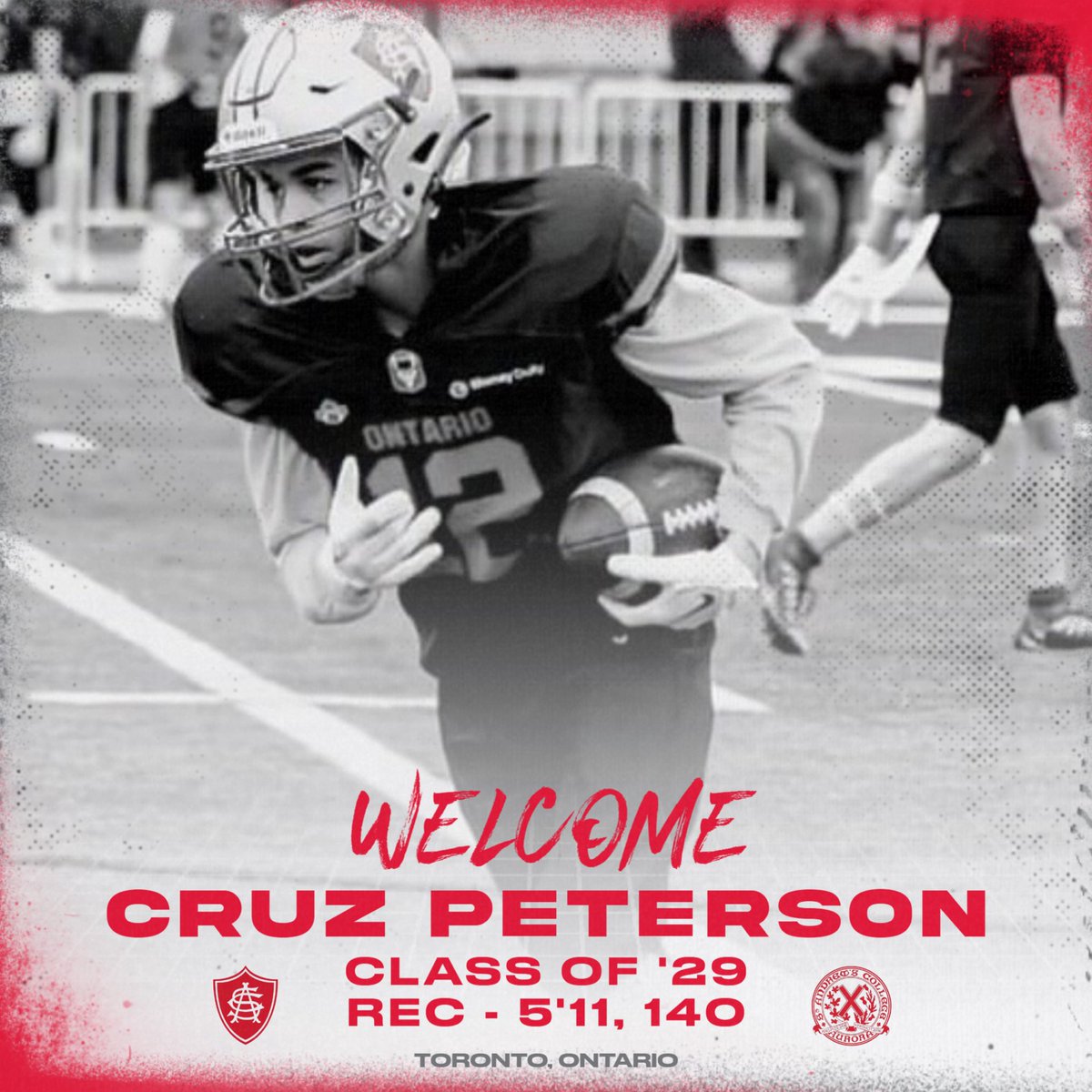 We are excited to welcome Class of ‘29 5’11, 140 lbs REC Cruz Peterson to the SAC Football Family!  ❌
Let’s work!
#bilaidir 
<a href="/CoachKamaup/">Kamau Peterson</a>