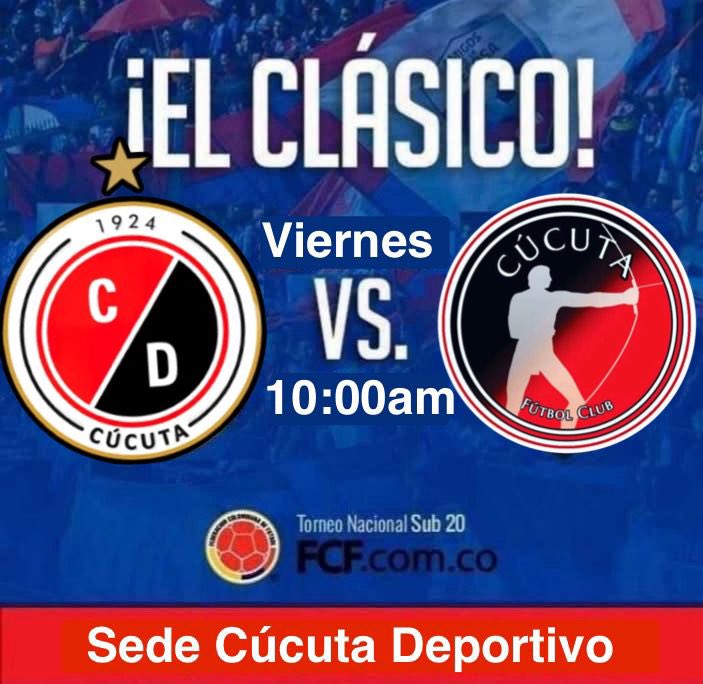 CucutaFC_'s tweet photo. Viernes 10:00am https://t.co/caiTitz0sk